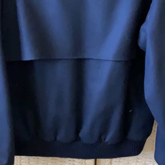 Vintage Pendleton Men’s Bomber Jacket Size M Navy Blue Pure Virgin Wool 💙💙💙 - Picture 9 of 14